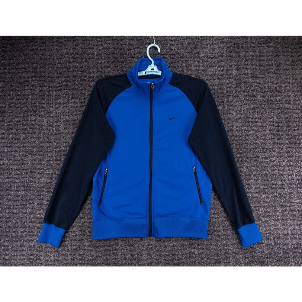 Nike The Athletic Dept Track Jacket Mens Medium Blue Full Zip Active Sports